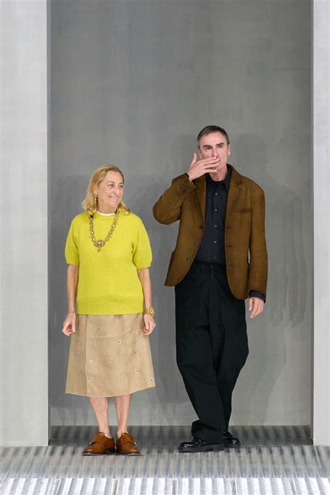 intervista miuccia prada raf simons|raf simons diana prada.